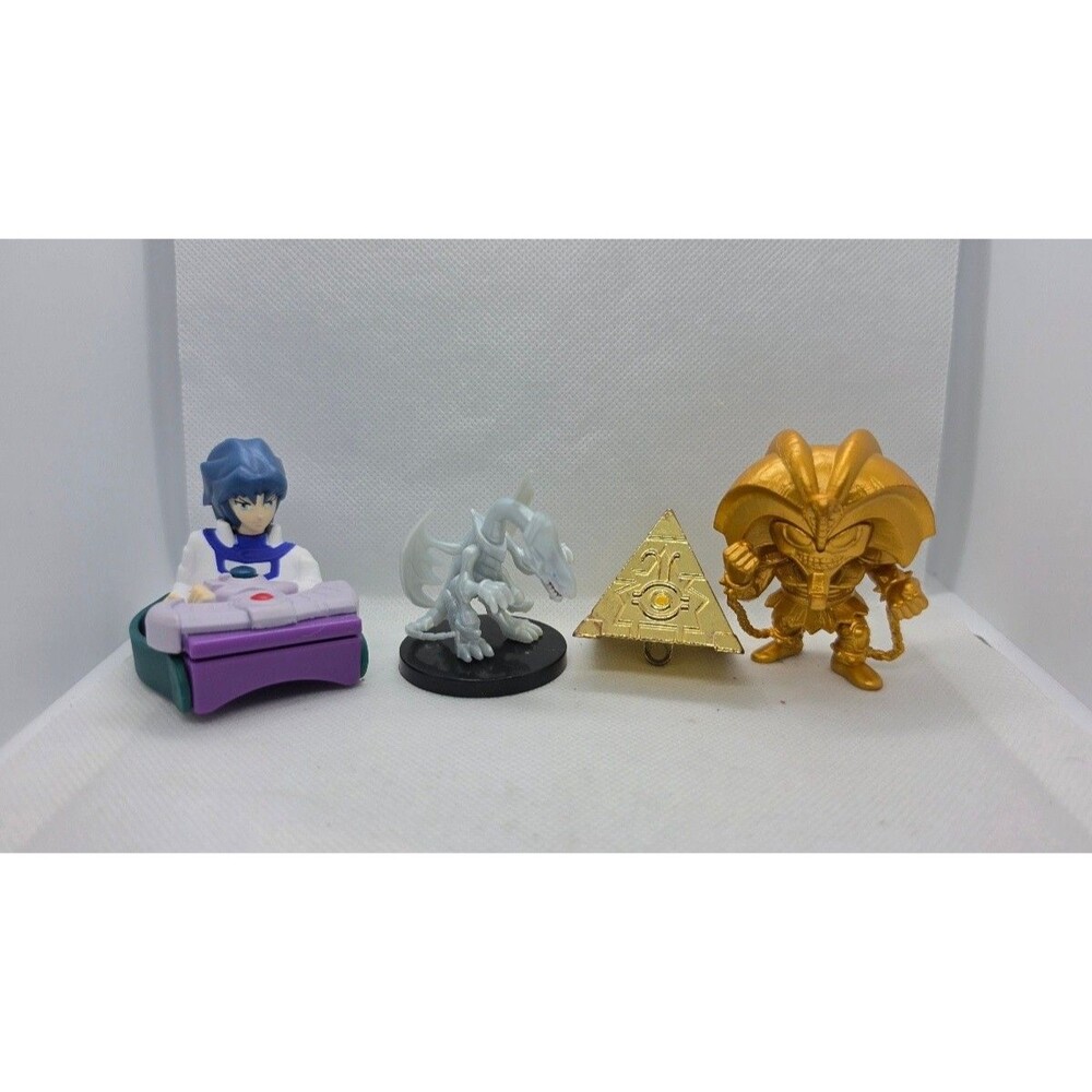 Yu-Gi-Oh! Mini Figure Lot Kaiba Blue-Eyes White Dragon Millennium Puzzle